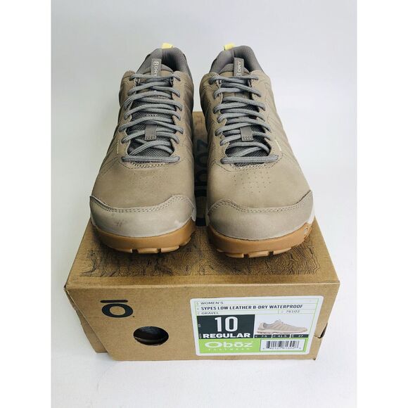 Oboz Sypes Low Leather B-Dry WP Hiking‎ Shoes Boots Gravel Womens Size 10